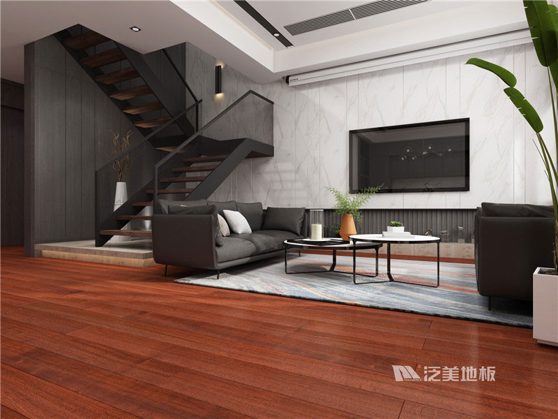 實(shí)木地暖地板-孿葉蘇木-J5