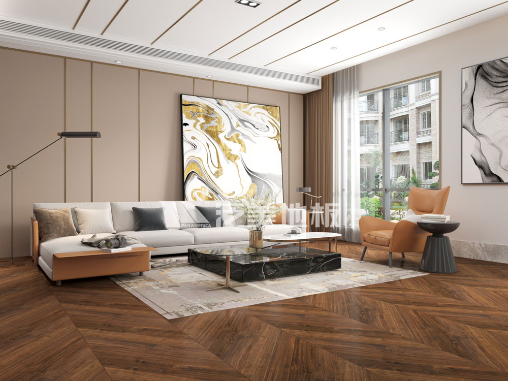 鮑迪豆S5魚骨拼地板