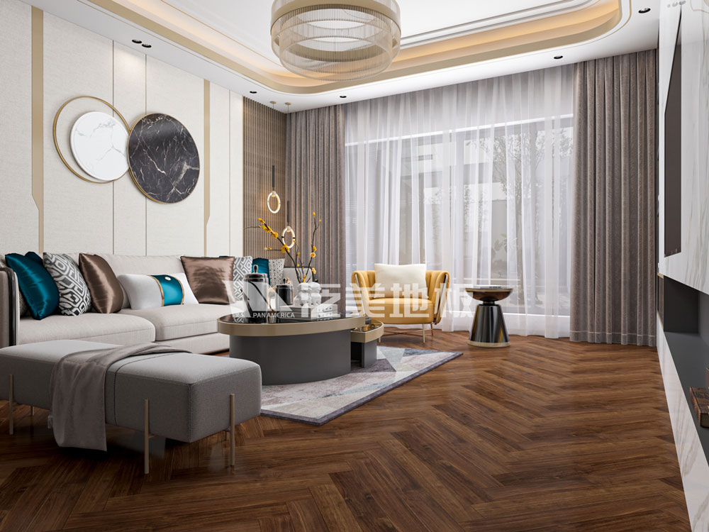 鮑迪豆S5人字拼地板