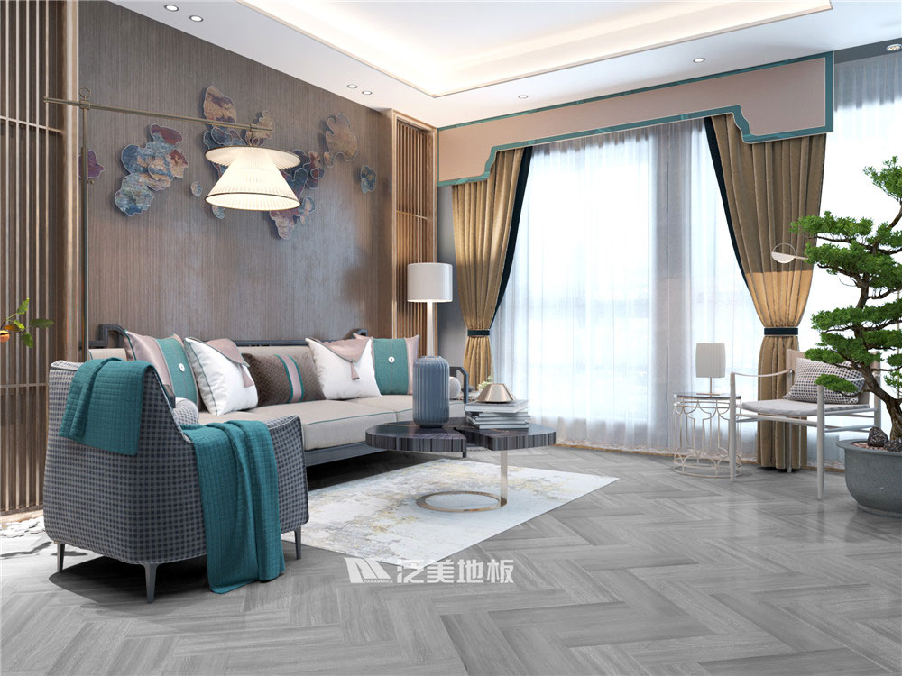 落腺豆TL9人字拼地板