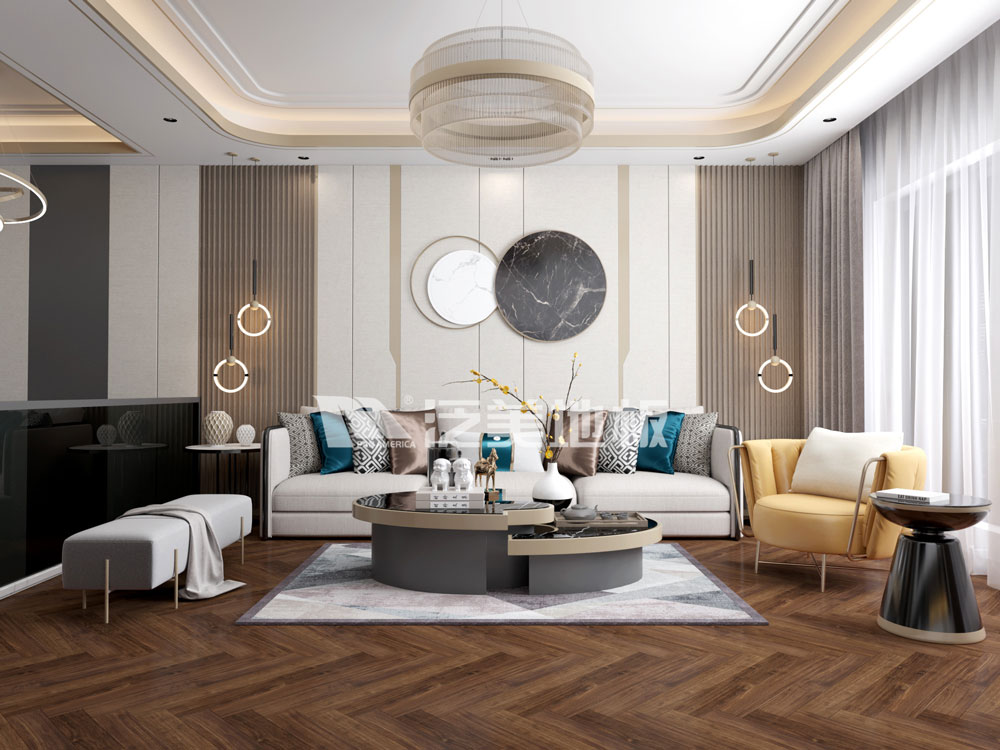 鮑迪豆S5人字拼地板